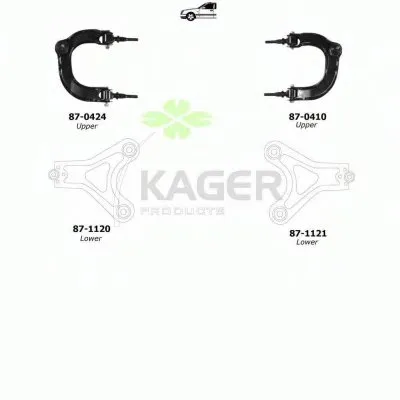 Подвеска колеса KAGER купить