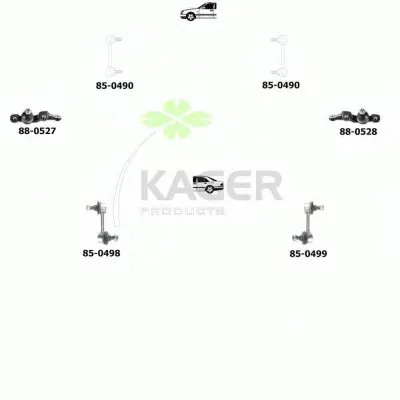 Подвеска колеса KAGER купить