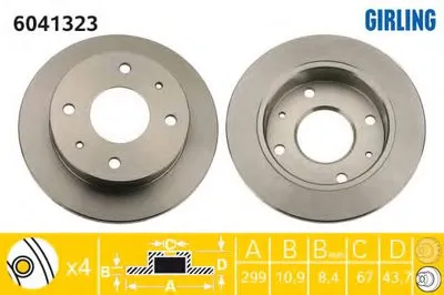 Тормозной диск GIRLING купить
