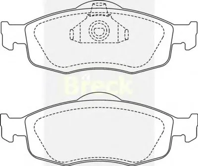 Комплект тормозных колодок, дисковый тормоз BRECK купить