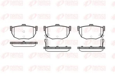 Комплект тормозных колодок, дисковый тормоз KAWE купить