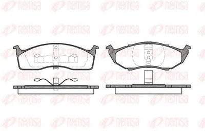 Комплект тормозных колодок, дисковый тормоз KAWE купить