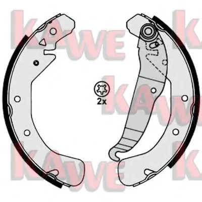 Комплект тормозных колодок KAWE купить