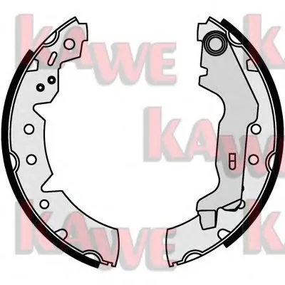 Комплект тормозных колодок KAWE купить