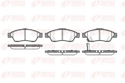 Комплект тормозных колодок, дисковый тормоз KAWE купить