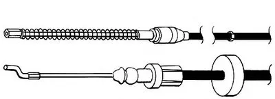 Трос, стояночная тормозная система KAWE купить