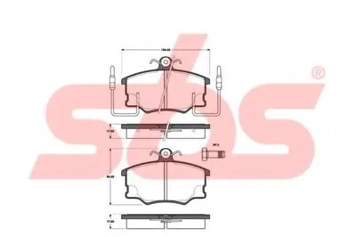 Комплект тормозных колодок, дисковый тормоз sbs купить