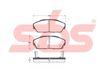 Комплект тормозных колодок, дисковый тормоз sbs купить