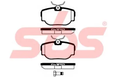 Комплект тормозных колодок, дисковый тормоз sbs купить