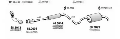 Система выпуска ОГ ASSO купить