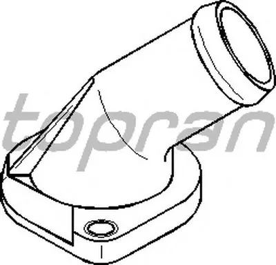 Фланец охлаждающей жидкости TOPRAN купить