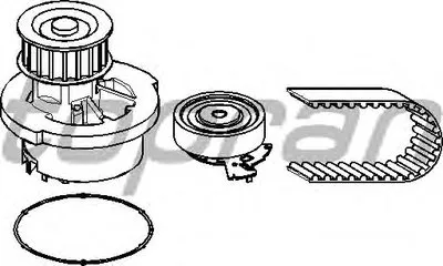 Водяной насос + комплект зубчатого ремня TOPRAN купить