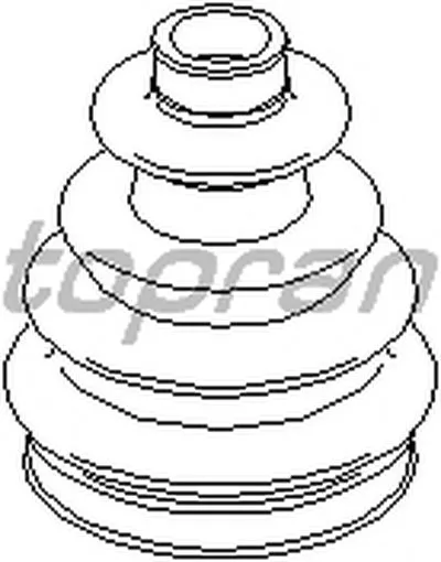 Пыльник, приводной вал TOPRAN купить