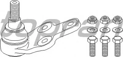 Шаровой шарнир TOPRAN купить