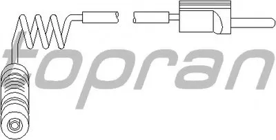 Датчик, износ тормозных колодок TOPRAN купить
