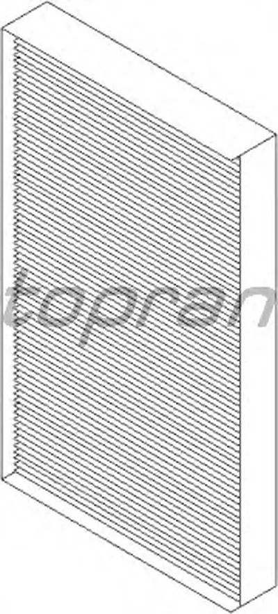 Фильтр, воздух во внутренном пространстве TOPRAN купить