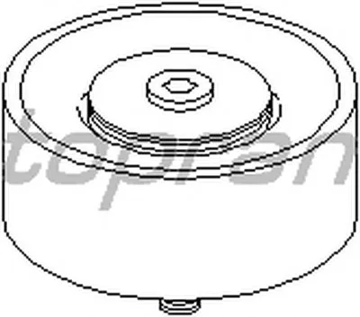 Паразитный / ведущий ролик, поликлиновой ремень TOPRAN купить