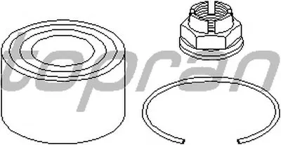 Комплект подшипника ступицы колеса TOPRAN купить