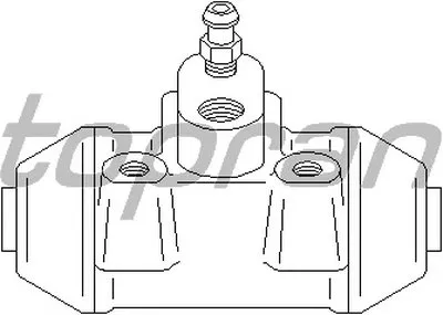 Колесный тормозной цилиндр TOPRAN купить