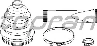 Комплект пылника, приводной вал TOPRAN купить