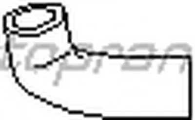 Шланг, воздухоотвод крышки головки цилиндра TOPRAN купить