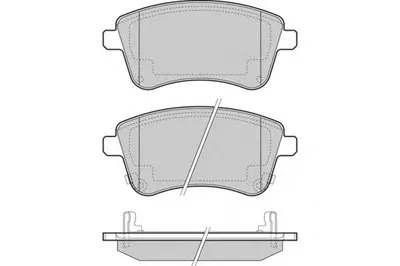 Комплект тормозных колодок, дисковый тормоз E.T.F. купить