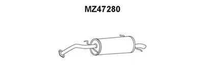 Глушитель выхлопных газов конечный VENEPORTE купить