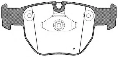 Комплект тормозных колодок, дисковый тормоз ADVANCE OPEN PARTS купить