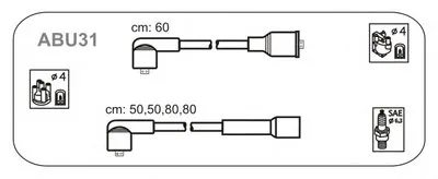 Комплект проводов зажигания JANMOR купить