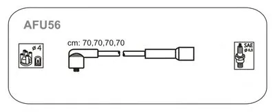 Комплект проводов зажигания JANMOR купить