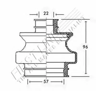 Пыльник, приводной вал FIRST LINE купить