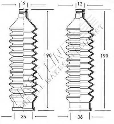 Пыльник, рулевое управление FIRST LINE купить