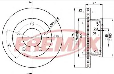 Тормозной диск Premium Carbon + FREMAX купить