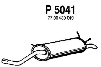 Глушитель выхлопных газов конечный FENNO купить
