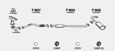 Система выпуска ОГ FENNO купить