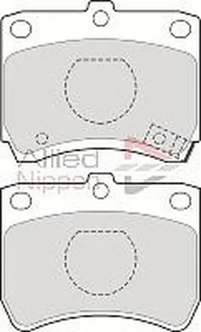 Комплект тормозных колодок, дисковый тормоз ANL Braking COMLINE купить