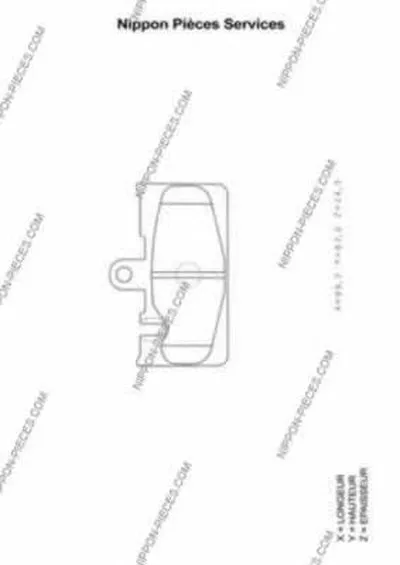 Комплект тормозных колодок, дисковый тормоз NPS купить