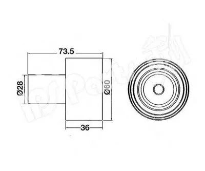 Устройство для натяжения ремня, ремень ГРМ IPS Parts IPS Parts купить