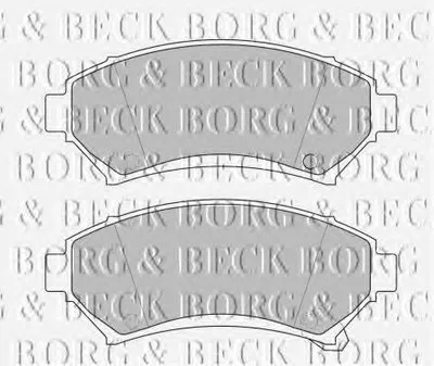 Комплект тормозных колодок, дисковый тормоз BORG & BECK купить