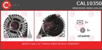 Генератор BRAND NEW SERIES CASCO купить