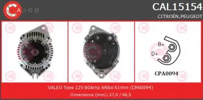 Генератор BRAND NEW SERIES CASCO купить