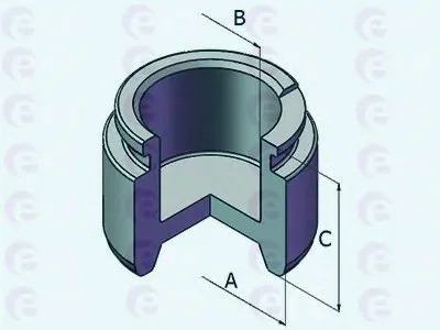 Поршень, корпус скобы тормоза ERT купить