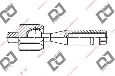 Осевой шарнир, рулевая тяга DJ PARTS купить