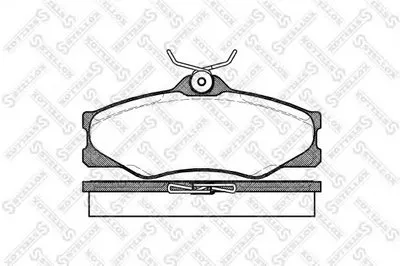 Комплект тормозных колодок, дисковый тормоз STELLOX купить