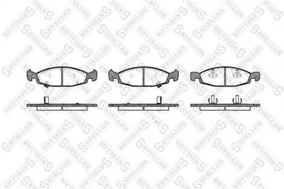 Комплект тормозных колодок, дисковый тормоз STELLOX купить
