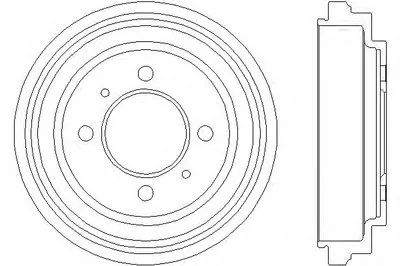 Тормозной барабан HELLA PAGID купить