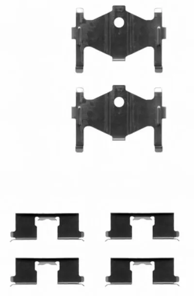 Комплектующие, колодки дискового тормоза HELLA PAGID купить