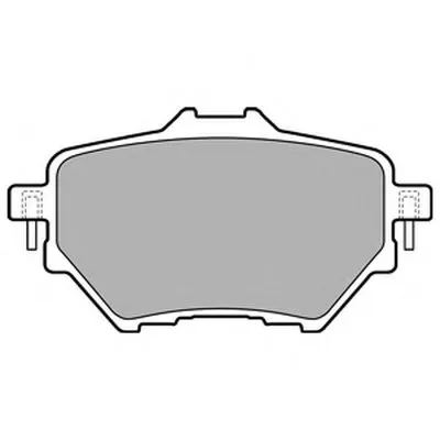 Комплект тормозных колодок, дисковый тормоз DELPHI купить