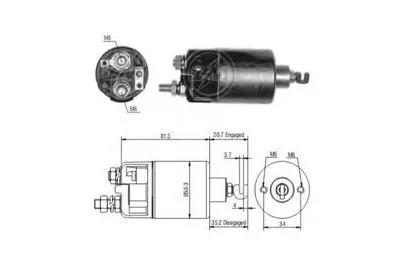 Тяговое реле, стартер ERA купить