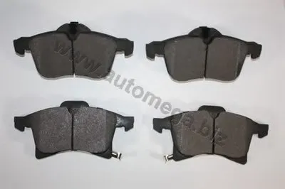 Комплект тормозных колодок, дисковый тормоз AutoMega Premium AUTOMEGA купить
